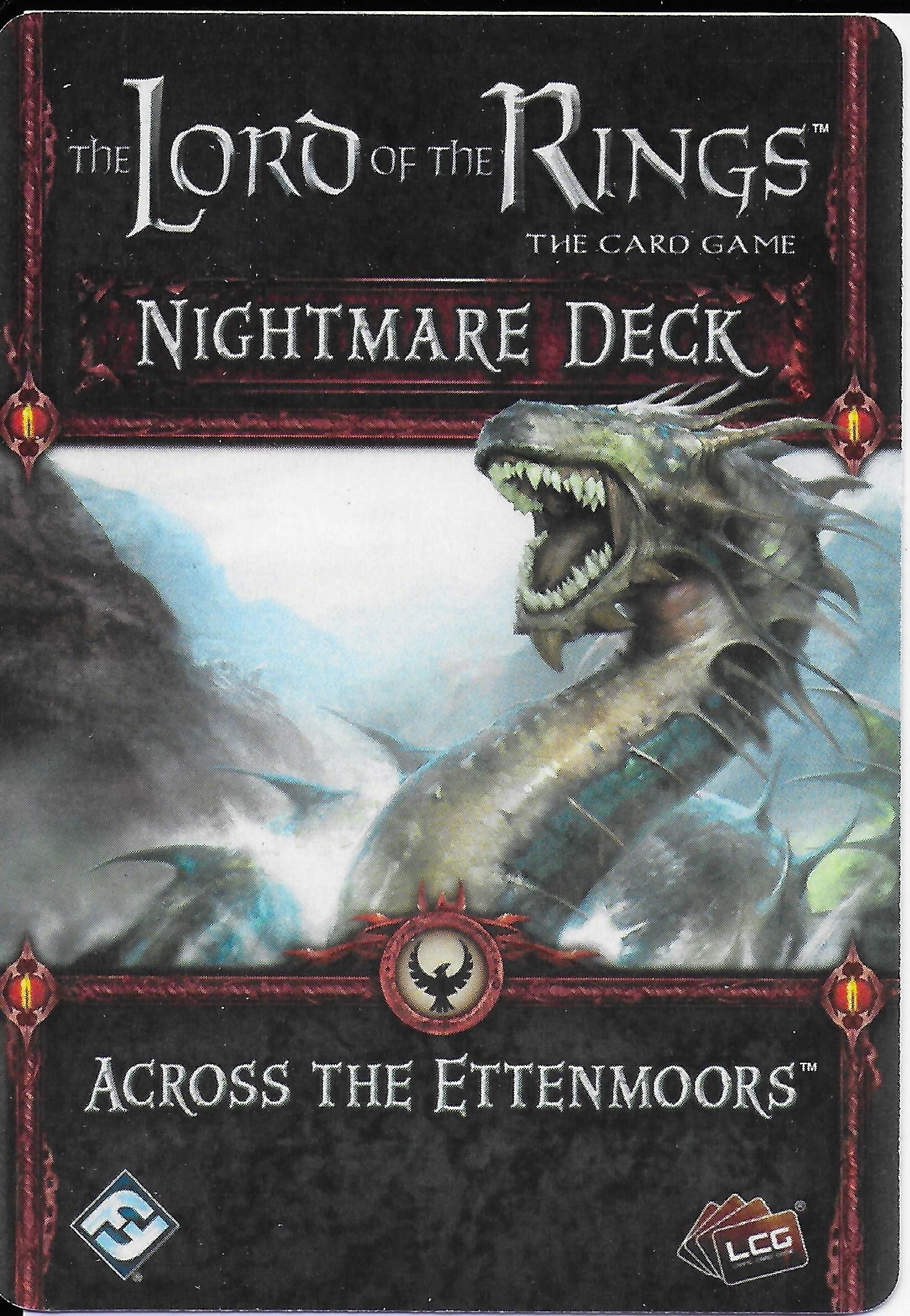 The Lord of the Rings: The Card Game – Nightmare Deck: Across the Ettenmoors box art