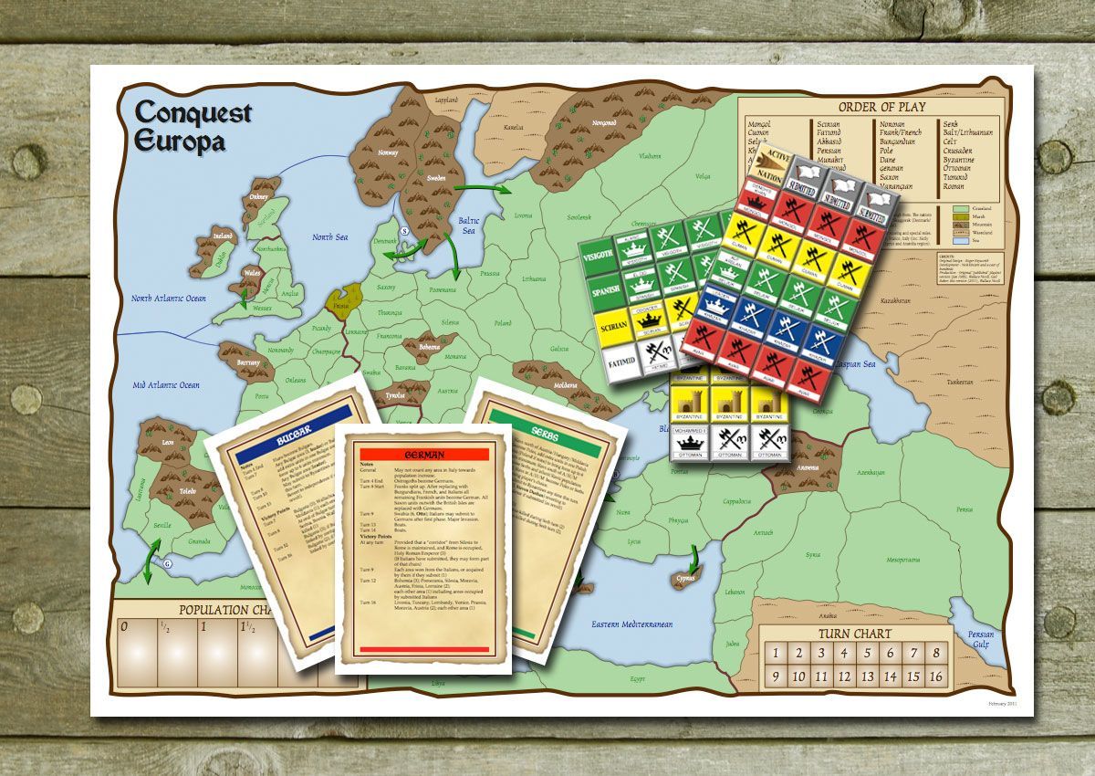 Coperta Conquest Europa