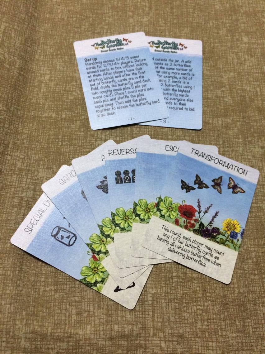 The Butterfly Garden: Event Cards box art