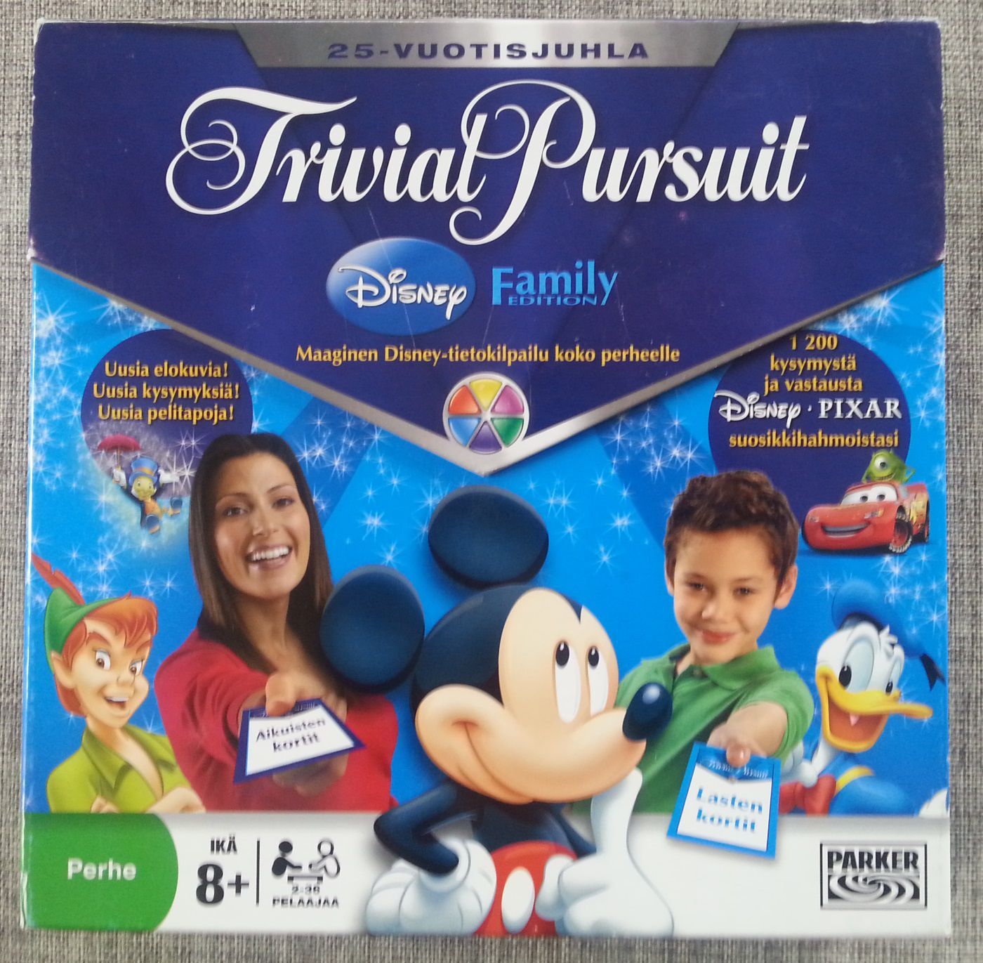 Trivial Pursuit: Disney Family Edition box art