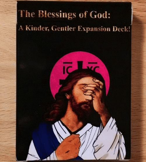 Coperta A Game for Good Christians: The Blessings of God – A Kinder, Gentler Expansion Deck!