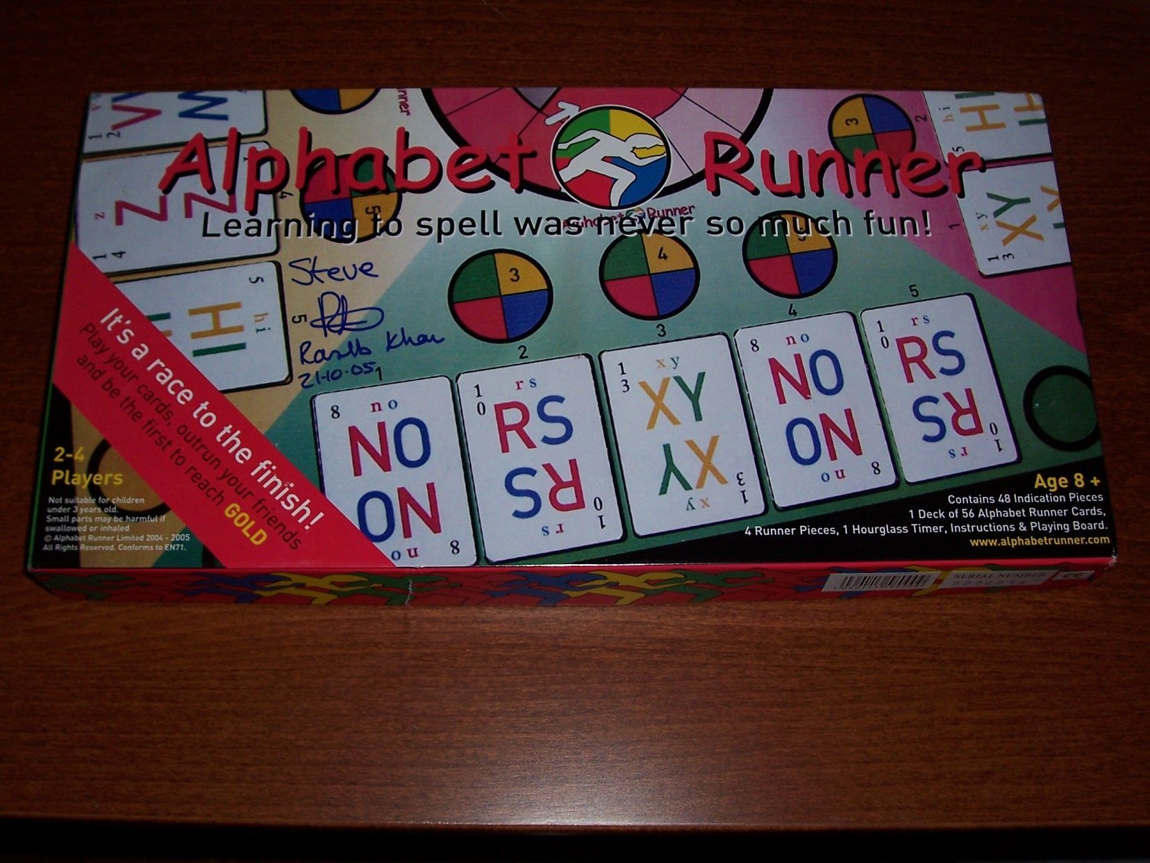 Alphabet Runner doboz