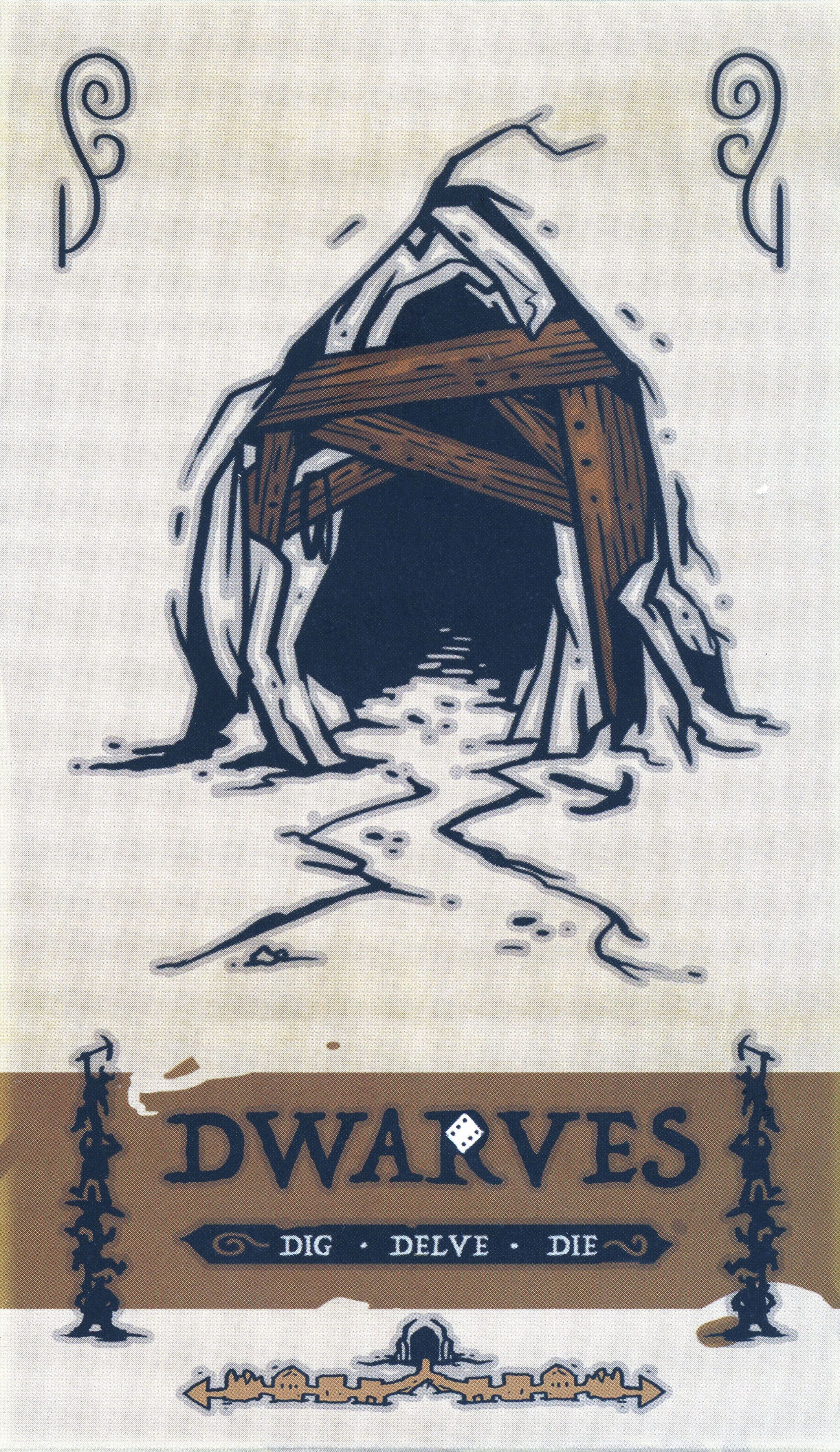 Dwarves: Dig, Delve, Die box art