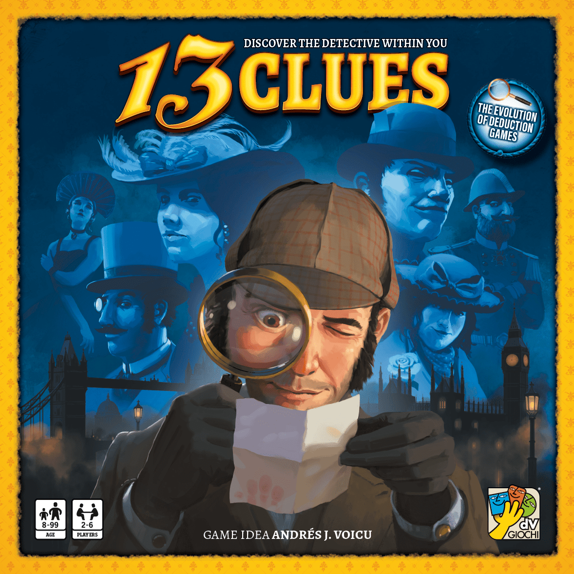 13 Clues doboz