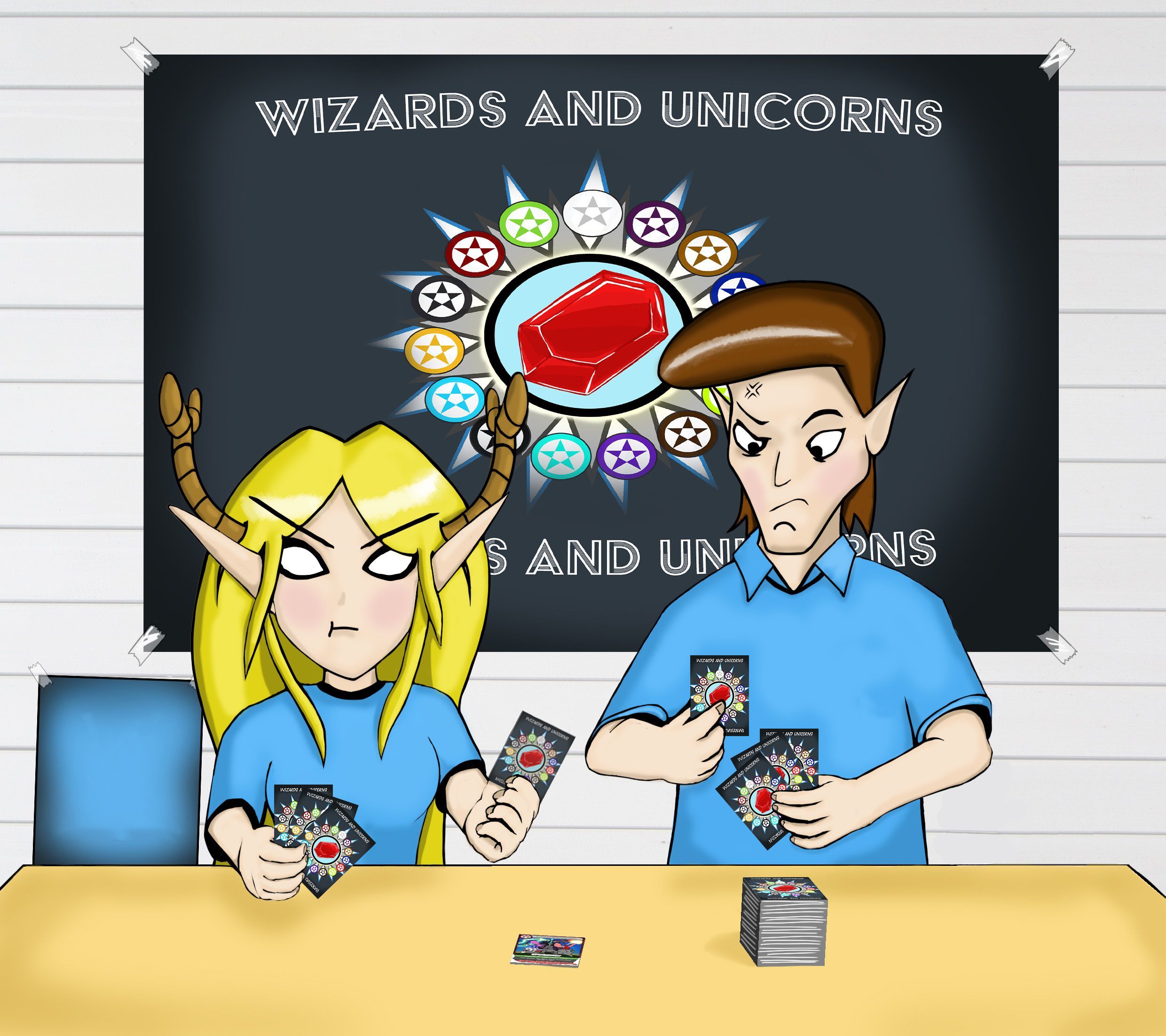 Wizards and Unicorns doboz