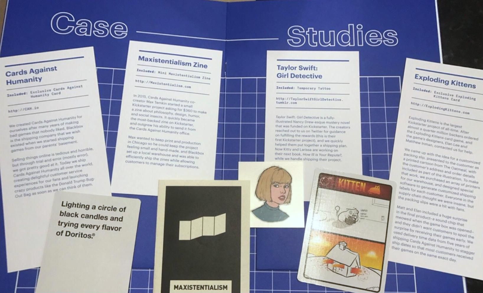 Blackbox Press kit box art