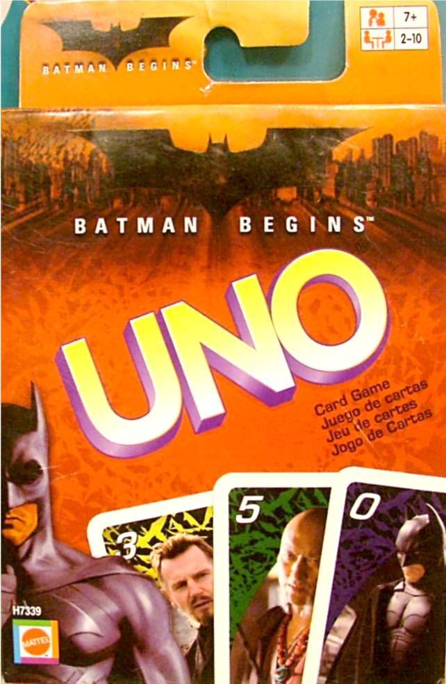 UNO: Batman Begins box art