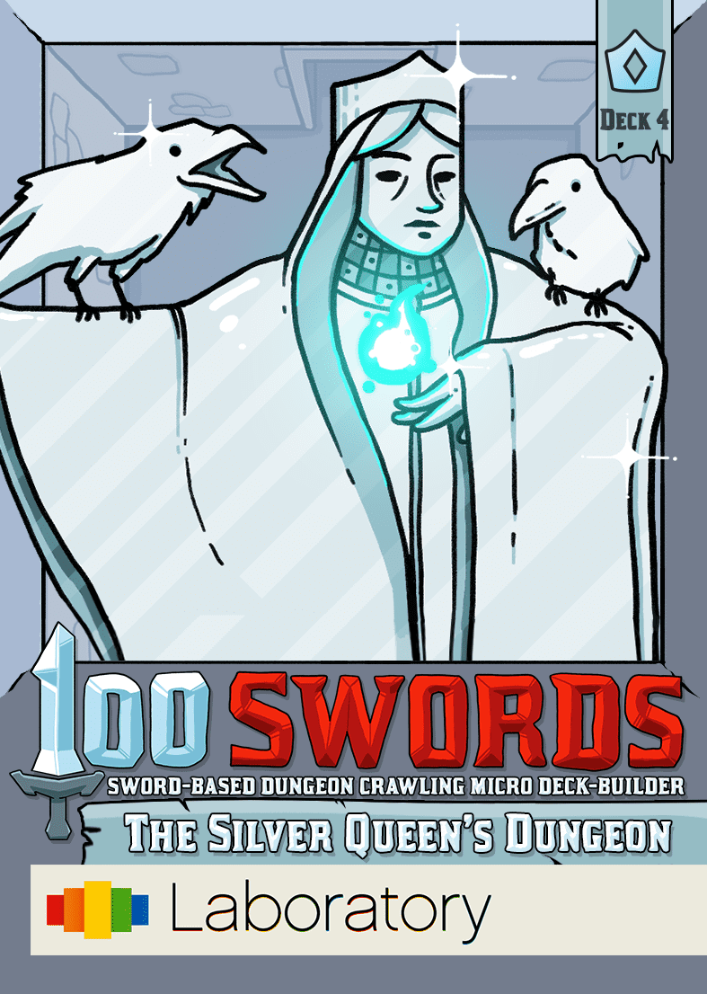 Coperta 100 Swords: The Silver Queen's Dungeon