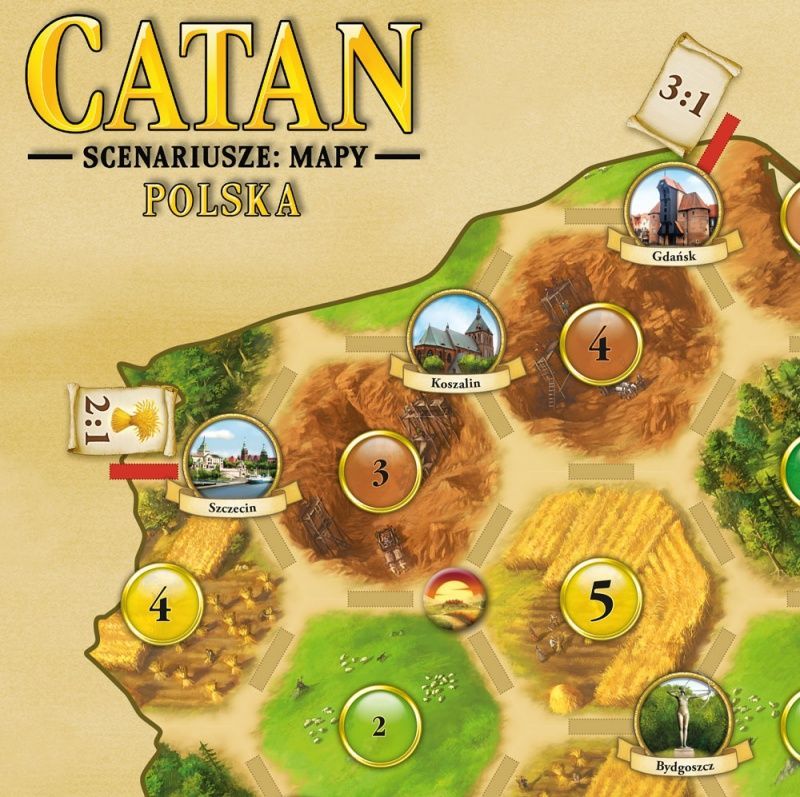 Catan scenariusze: Mapy – Polska box art