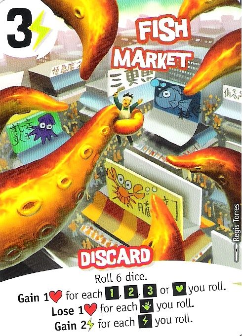 Coperta King of Tokyo: Fish Market promo card