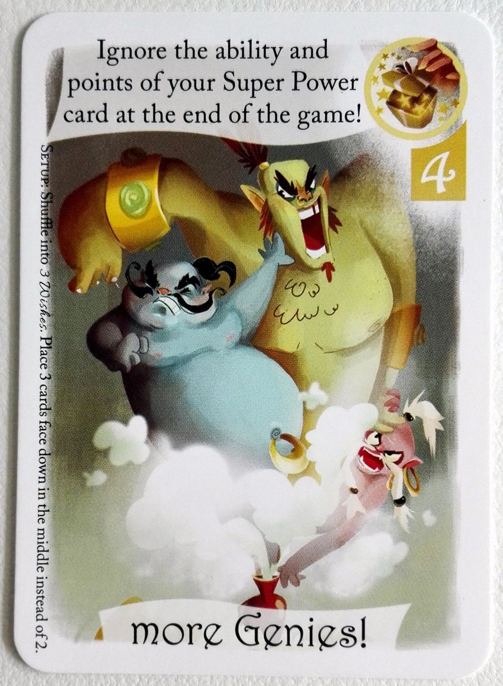 3 Wishes: More Genies! Promo Card box art