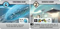 Roll for the Galaxy: Terraforming Colony/Diversified Economy Promo Tile