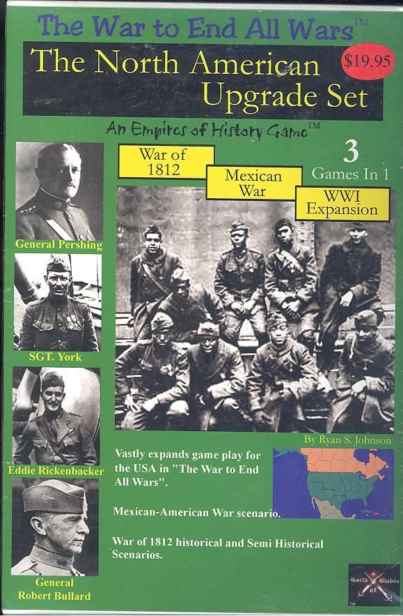 War to End All Wars: World War I Expansion with War of 1812 and Mexican War box art