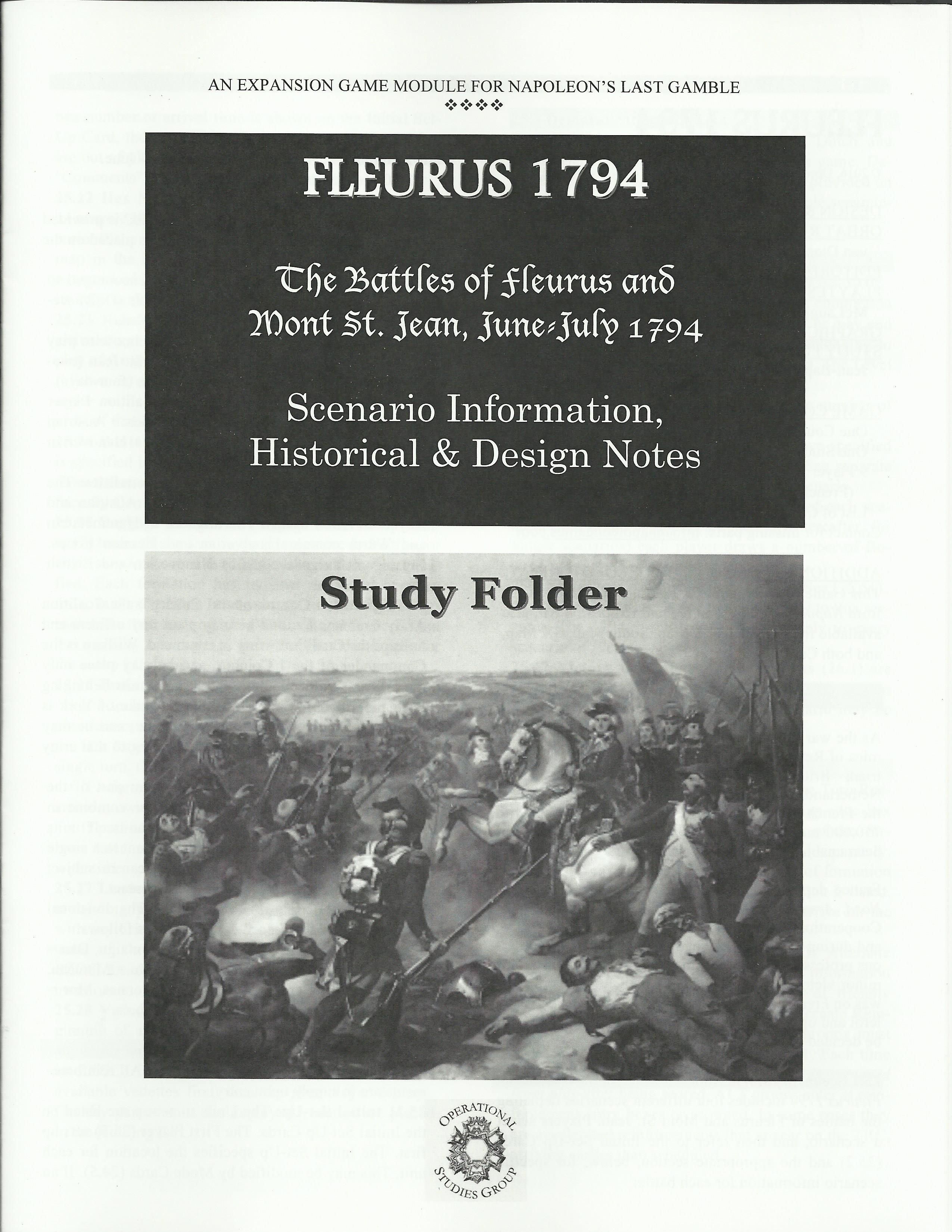 Coperta Fleurus 1794: The Battles of Fleurus and Mont St. Jean