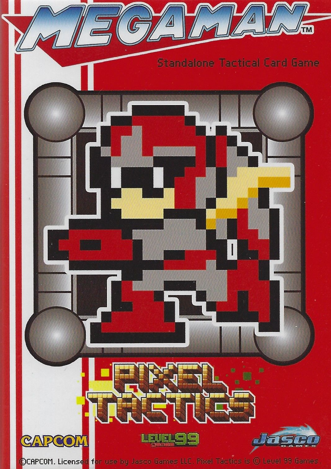 Mega Man Pixel Tactics: Proto Man Red box art