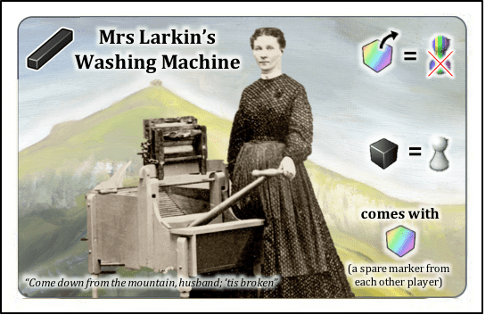 Snowdonia: Mrs Larkin's Washing Machine box art