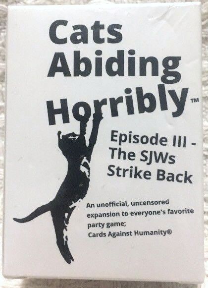 Cats Abiding Horribly: Episode III – The SJWs Strike Back (fan expansion for Cards Against Humanity) doboz