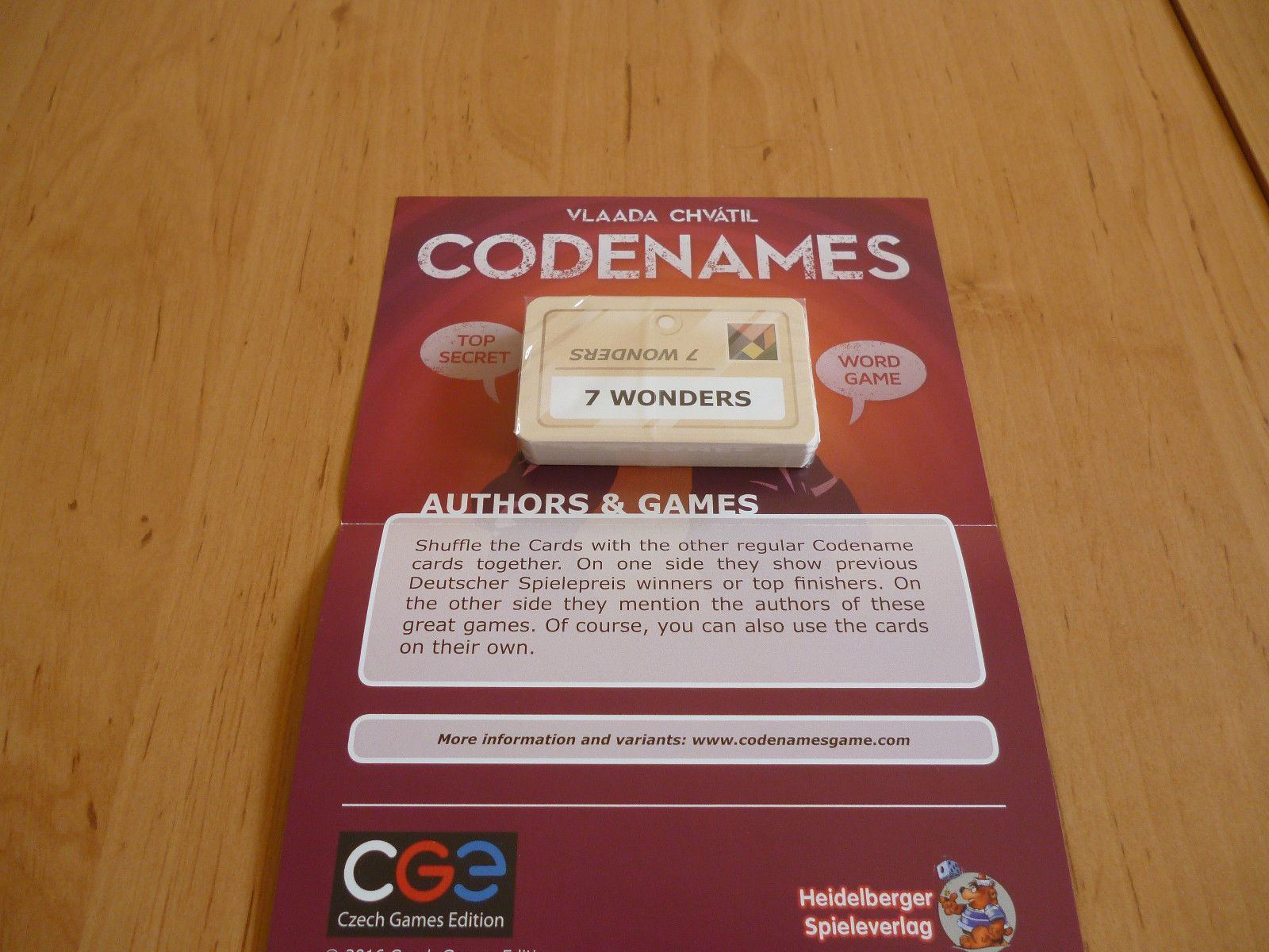 Codenames: Authors & Games box art