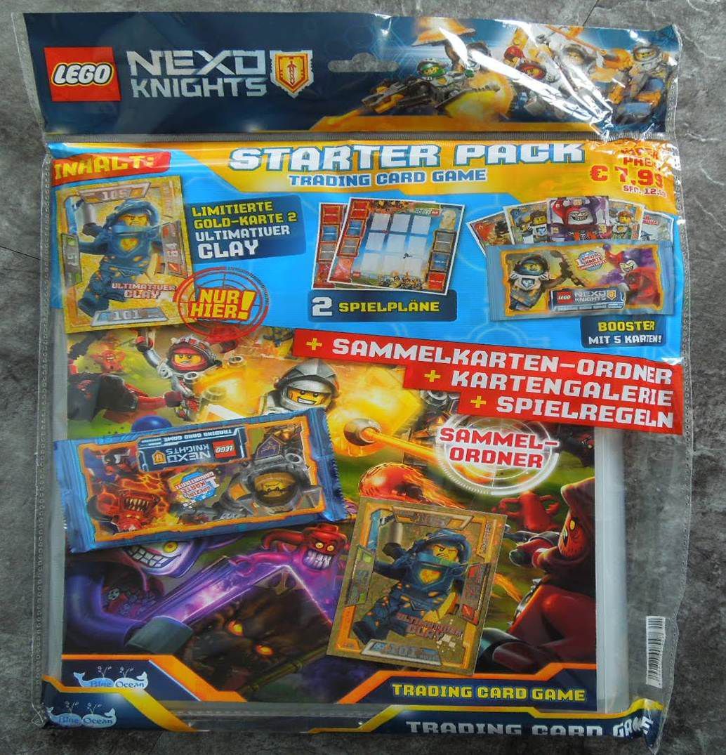Lego Nexo Knights Trading Card Game box art