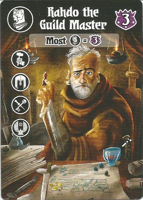 Villages of Valeria: Rahdo the Guild Master Promo Card doboz