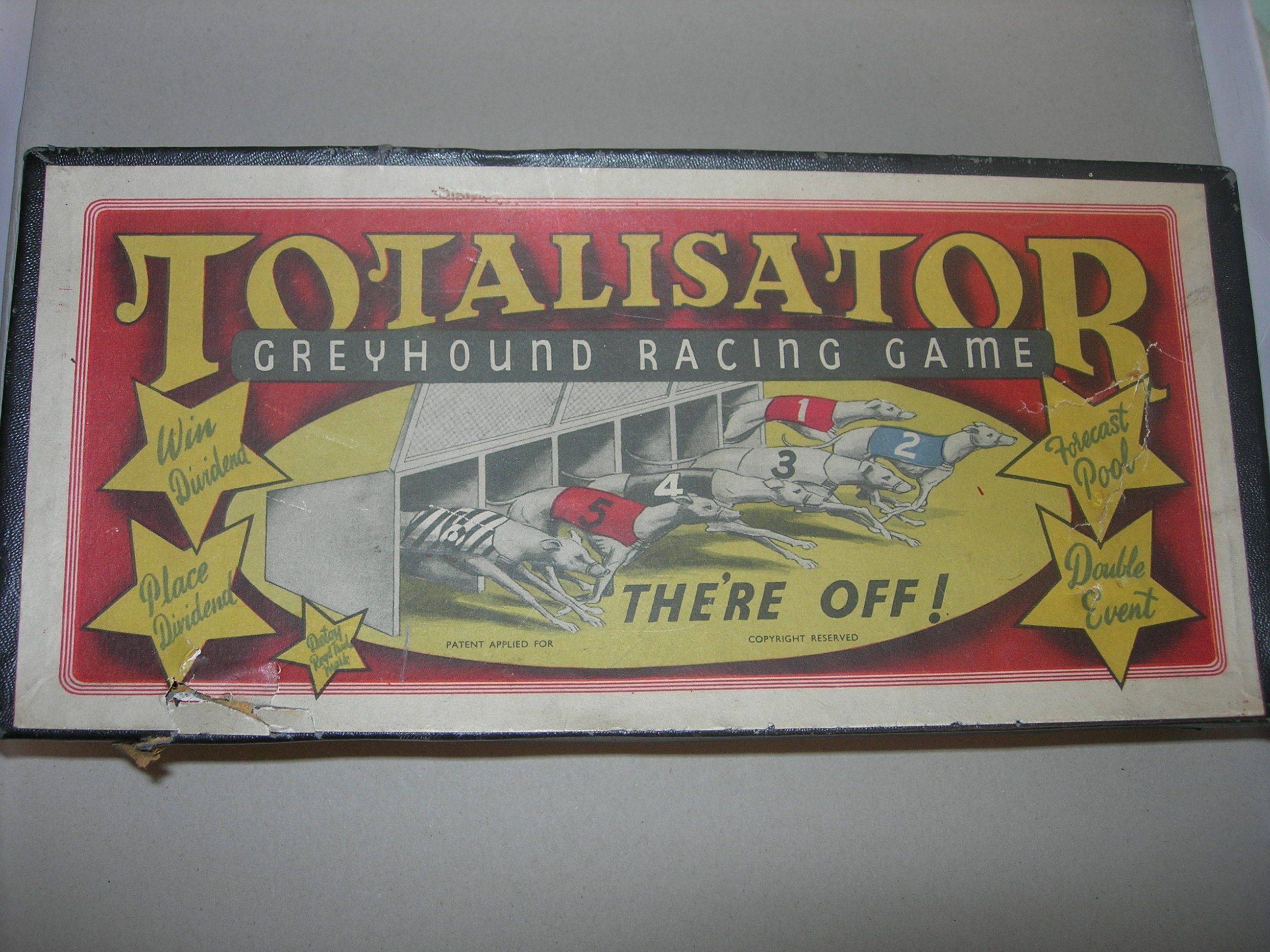 Totalisator Greyhound Racing Game doboz