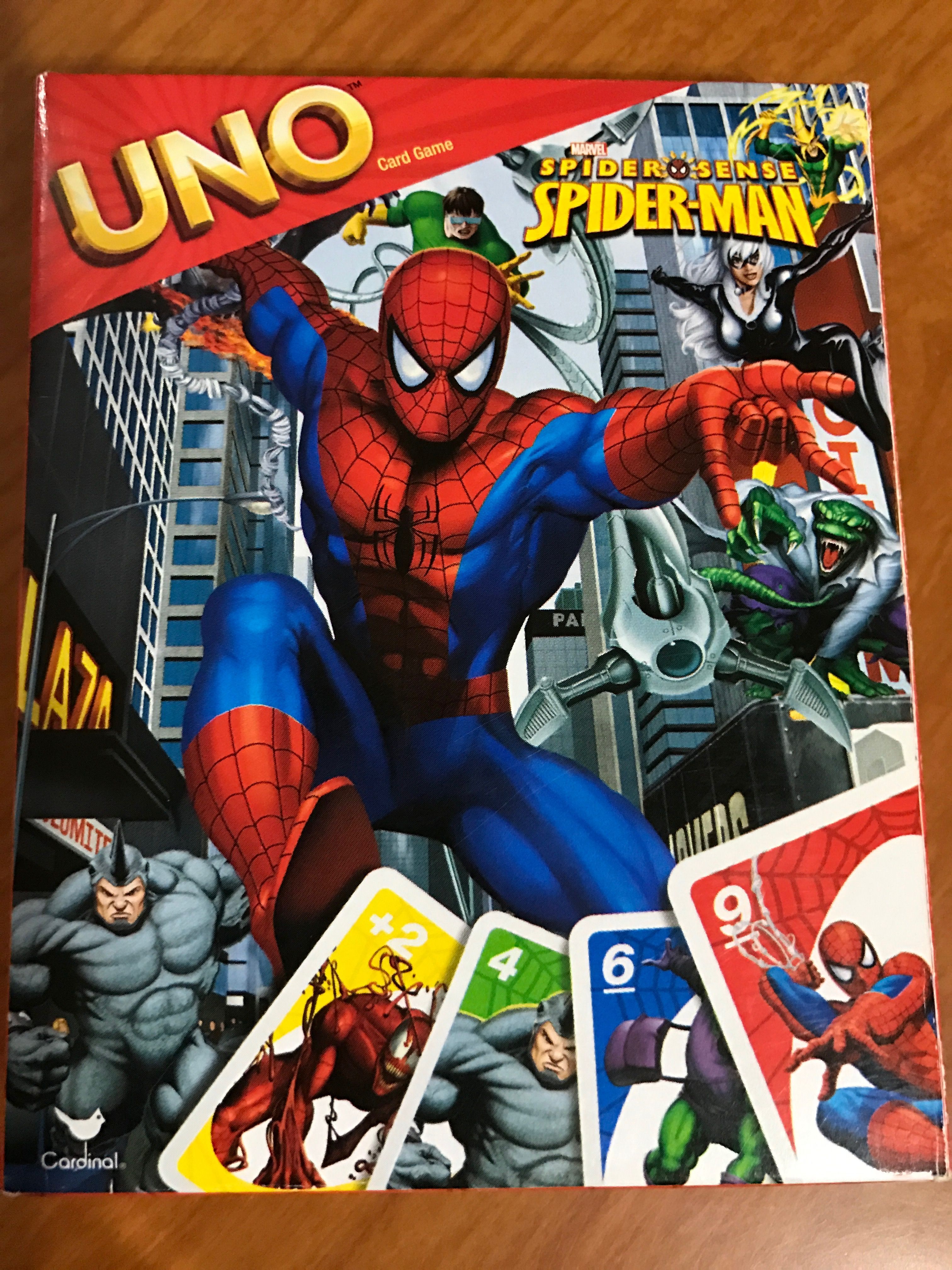 UNO: Spider-Sense Spider-Man box art