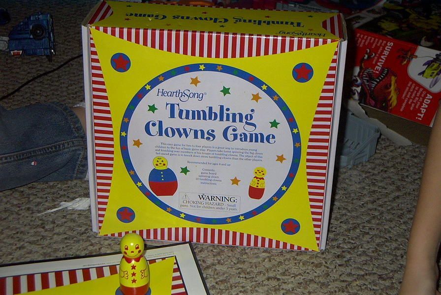Tumbling Clowns Game box art