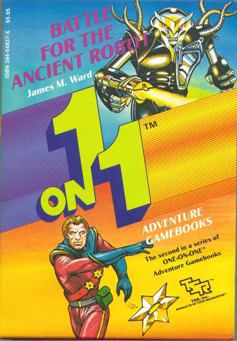 1 on 1 Adventure Gamebooks: Battle for the Ancient Robot doboz