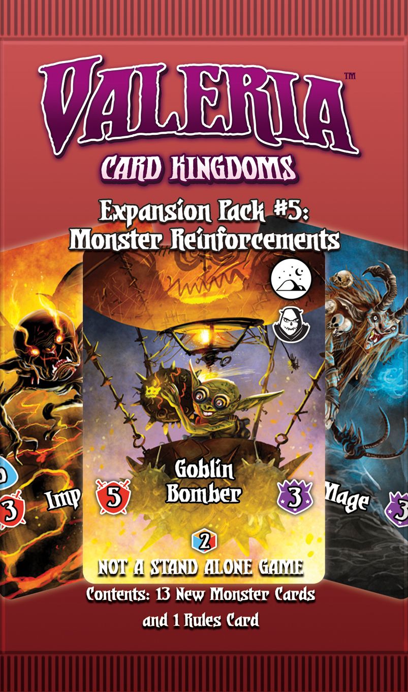 Valeria: Card Kingdoms – Expansion Pack #05: Monster Reinforcements doboz