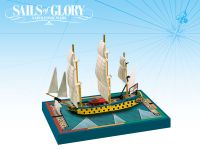 Sails of Glory: Ship Pack – HMS Leopard 1790 / HMS Isis 1774