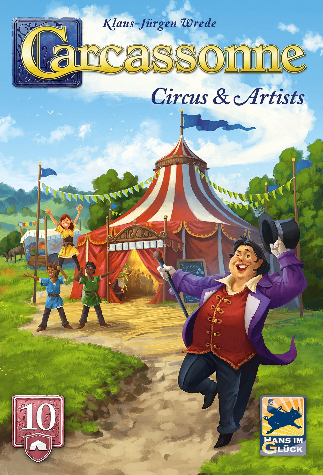 Carcassonne: Circus & Artists doboz