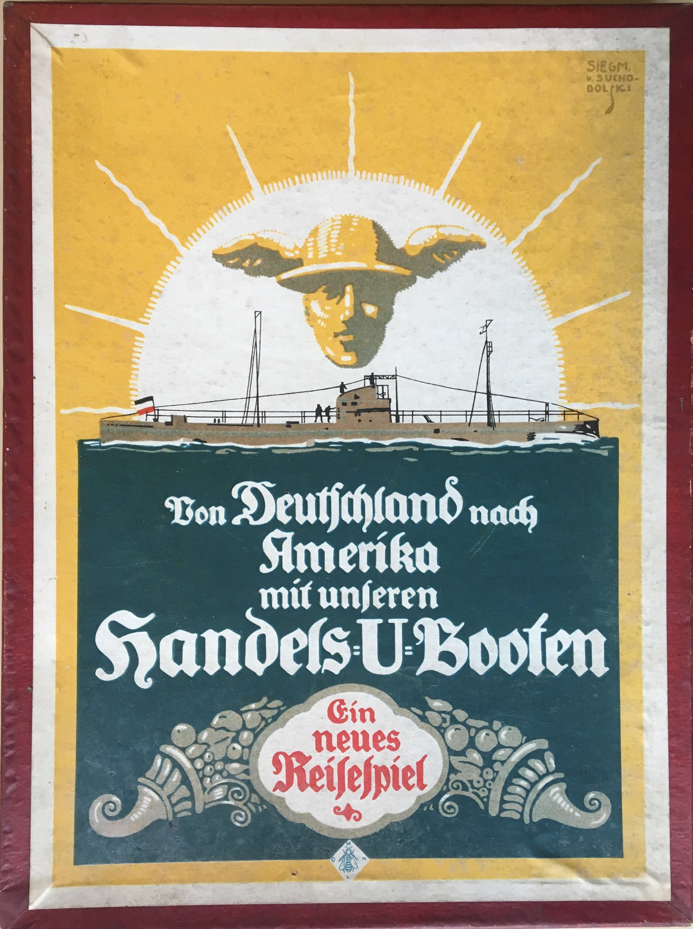 Von Deutschland nach Amerika mit unseren Handels-U-Booten box art