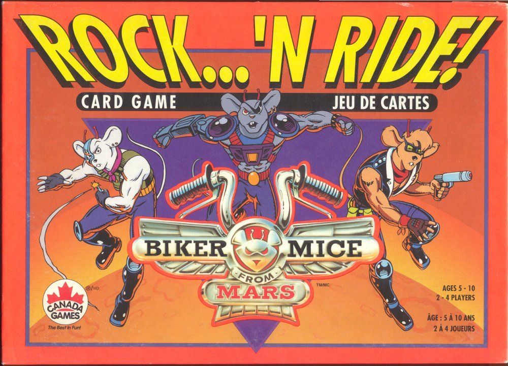 Biker Mice from Mars: Rock... 'N Ride! Card Game doboz