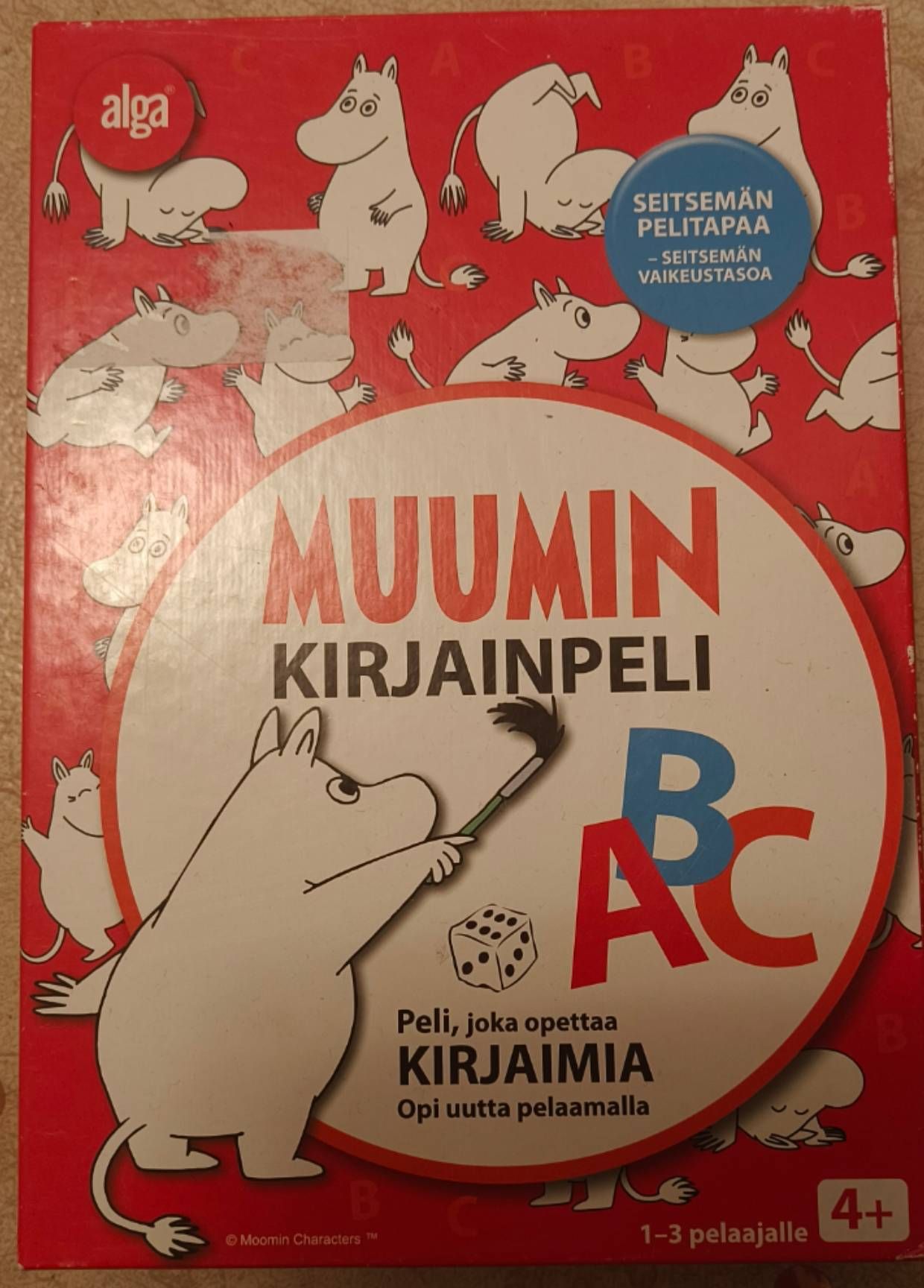 Coperta Muumin kirjainpeli ABC