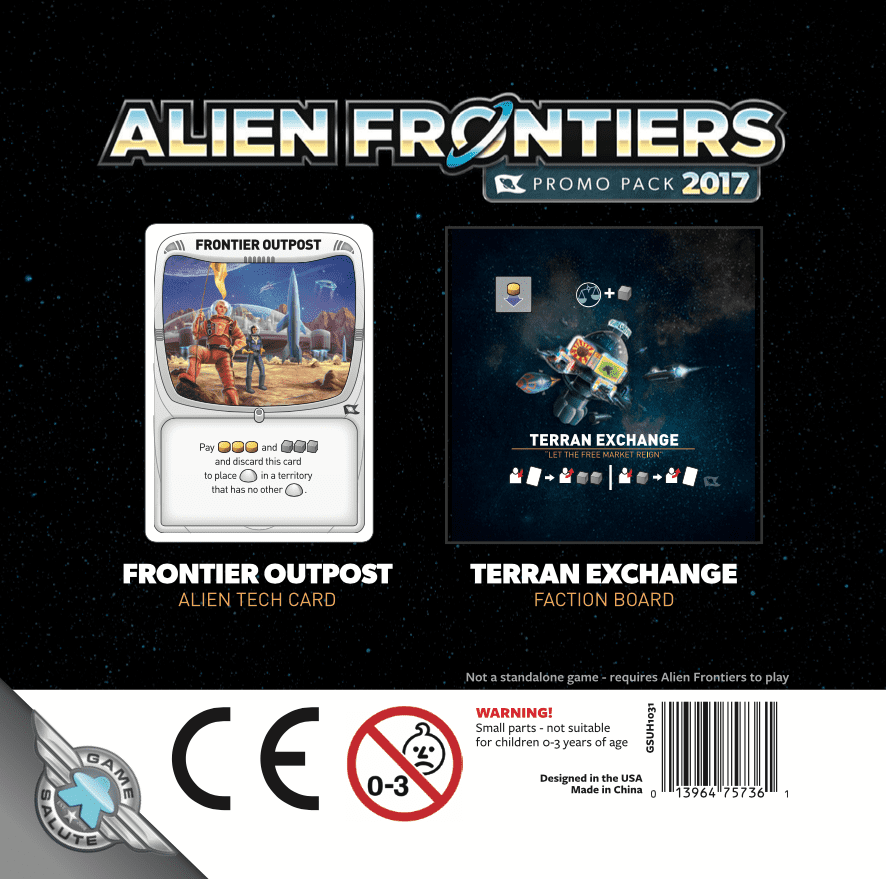Alien Frontiers: Promo Pack 2017 box art