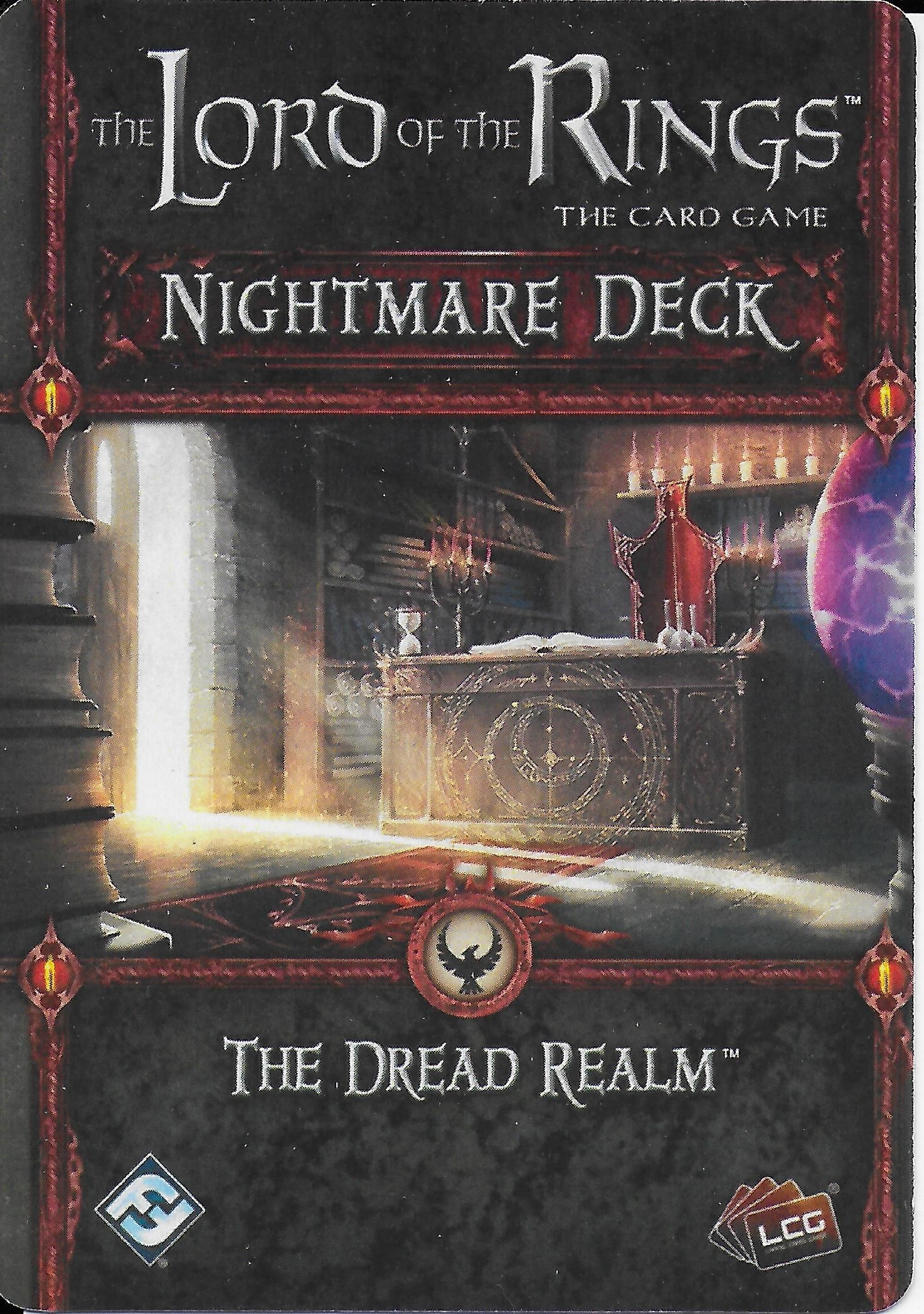 The Lord of the Rings: The Card Game – Nightmare Deck: The Dread Realm doboz