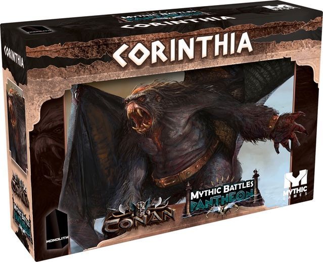 Corinthia: A Conan / Mythic Battles – Pantheon Crossover box art
