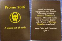 Shadows of Malice: Promo 2016 Card Set