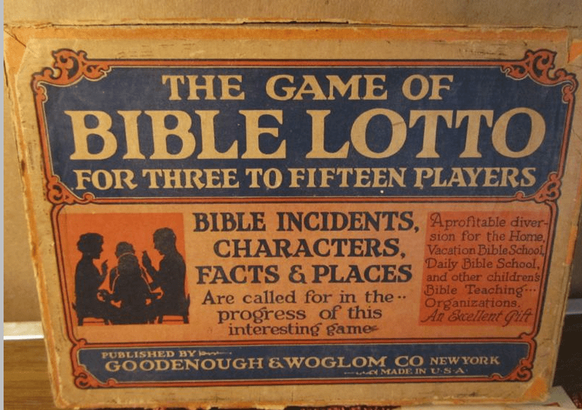 Bible Lotto box art