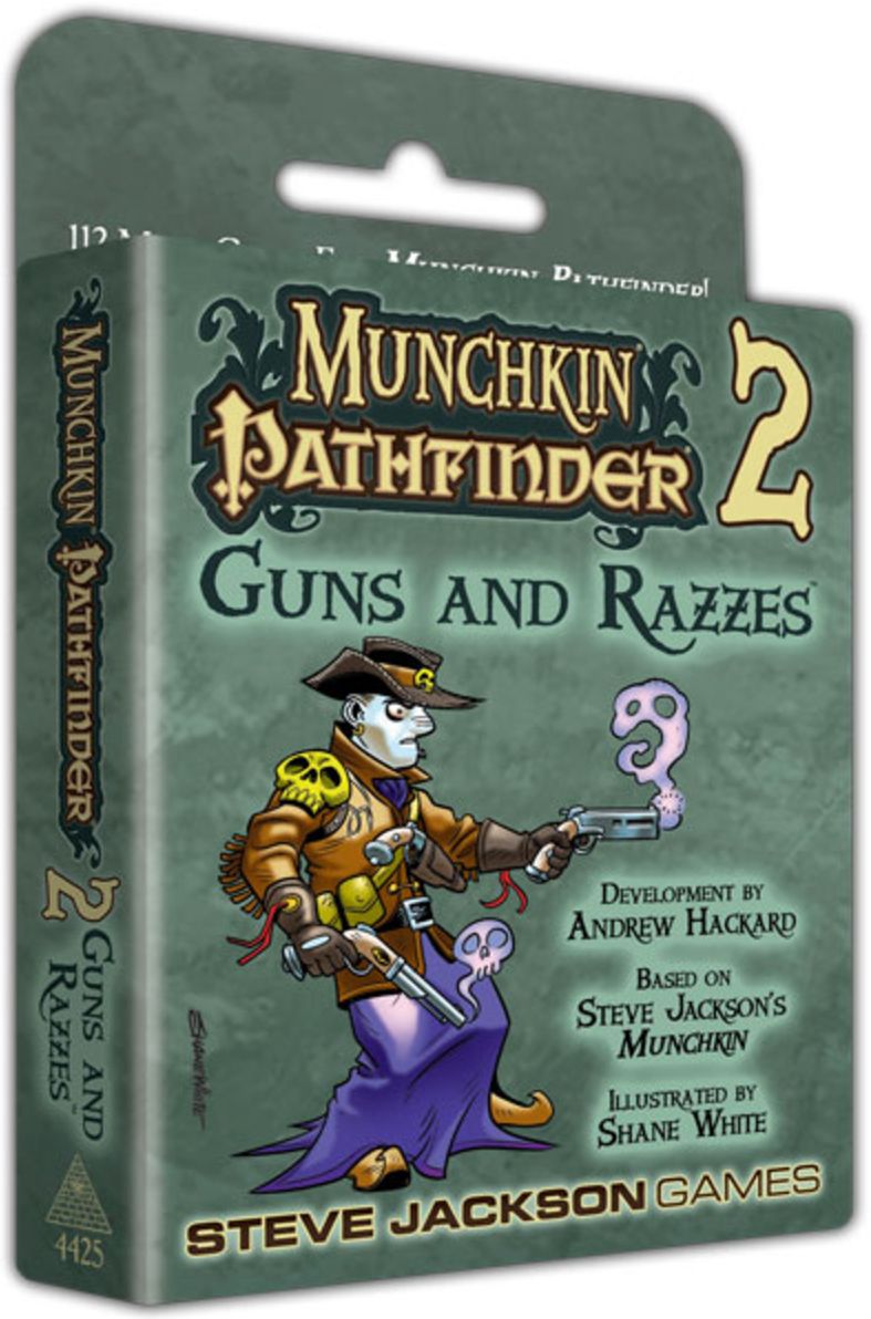 Munchkin Pathfinder 2: Guns and Razzes box art