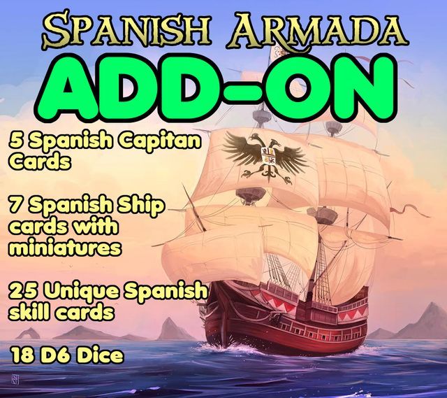 British vs Pirates: Volume 1 – Spanish Armada Add-on doboz