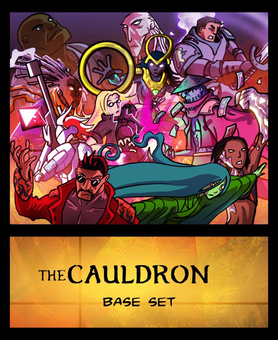 The Cauldron: Base Set (fan expansion for Sentinels of the Multiverse) doboz