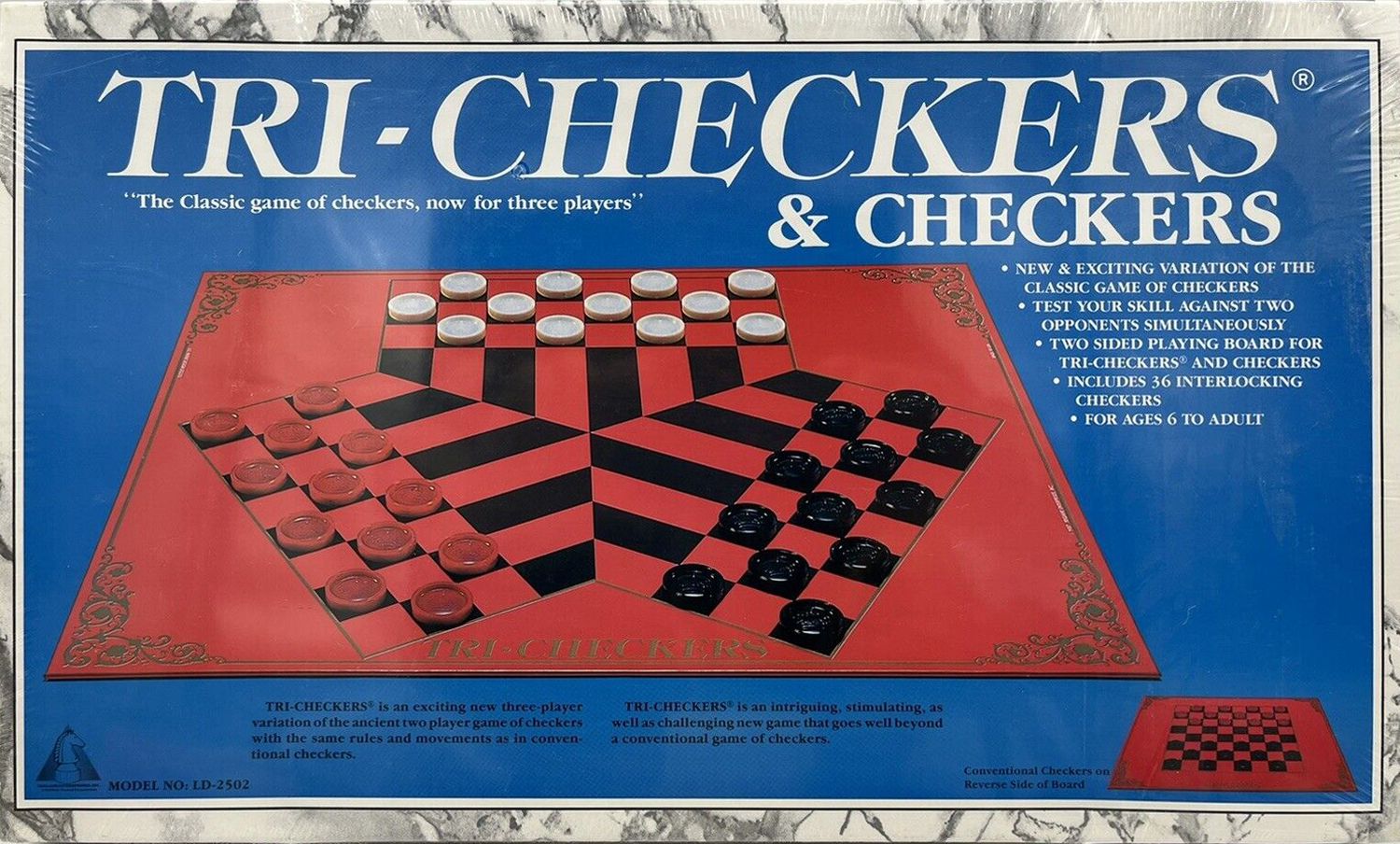 Tri-Checkers doboz