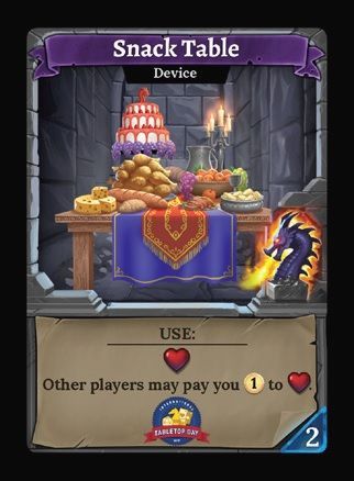 Clank!: Snack Table Promo Card box art