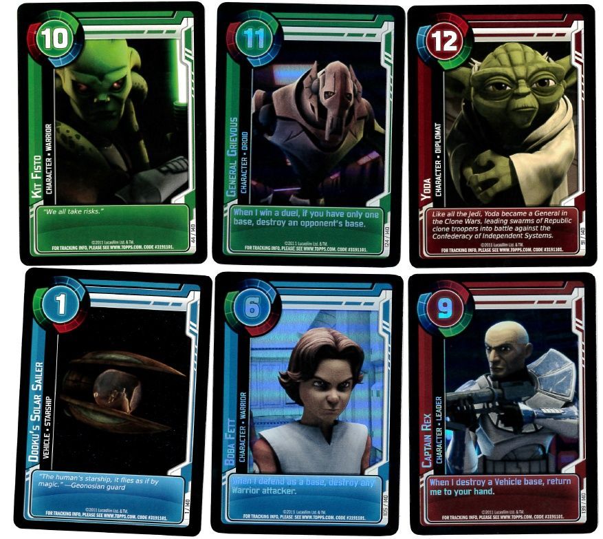 Clone Wars Adventures Trading Card Game doboz
