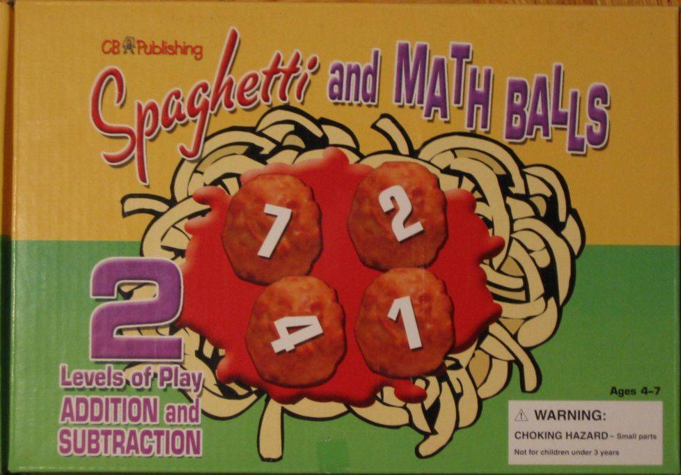 Spaghetti and Math Balls box art