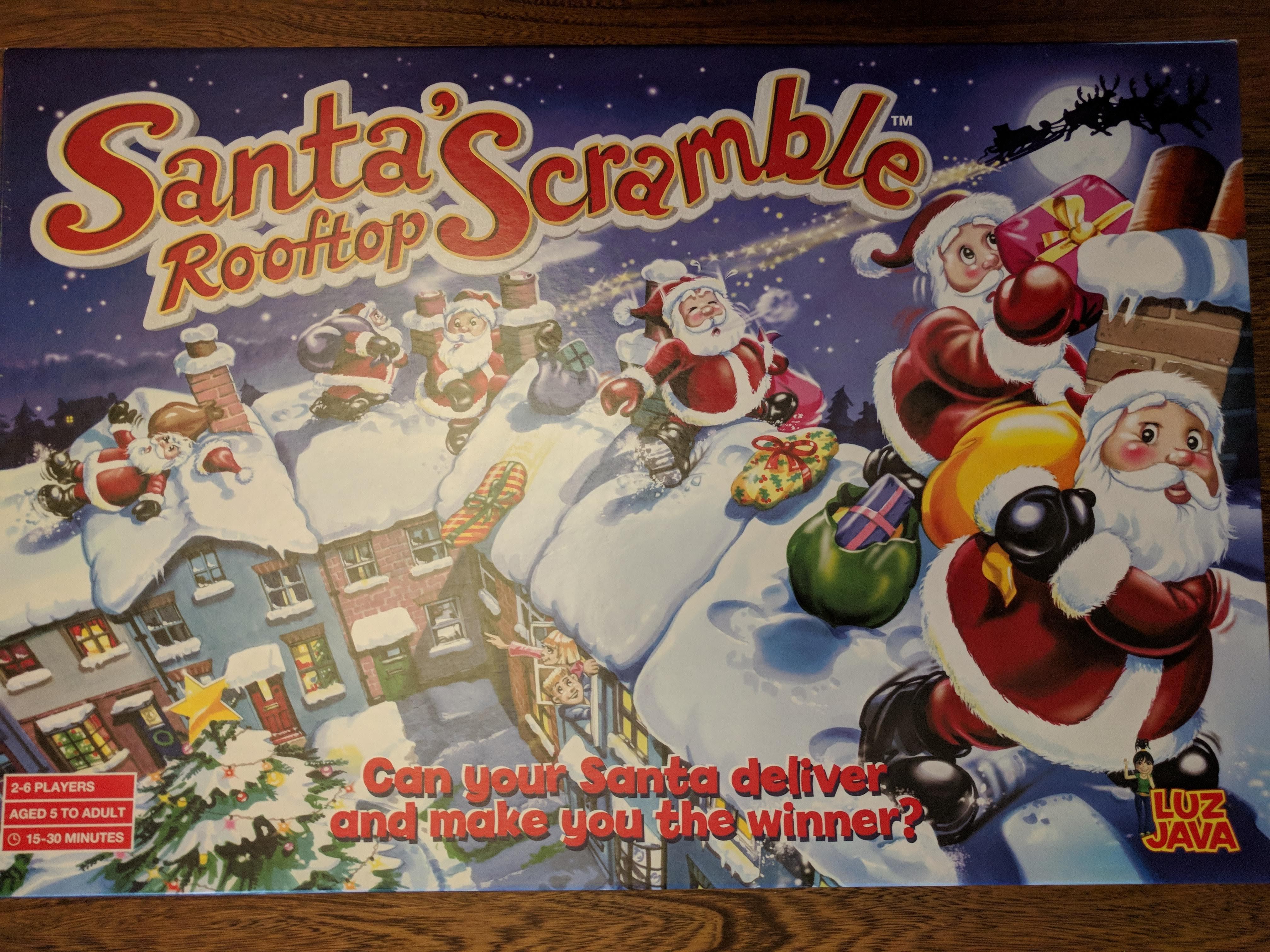 Santa's Rooftop Scramble box art