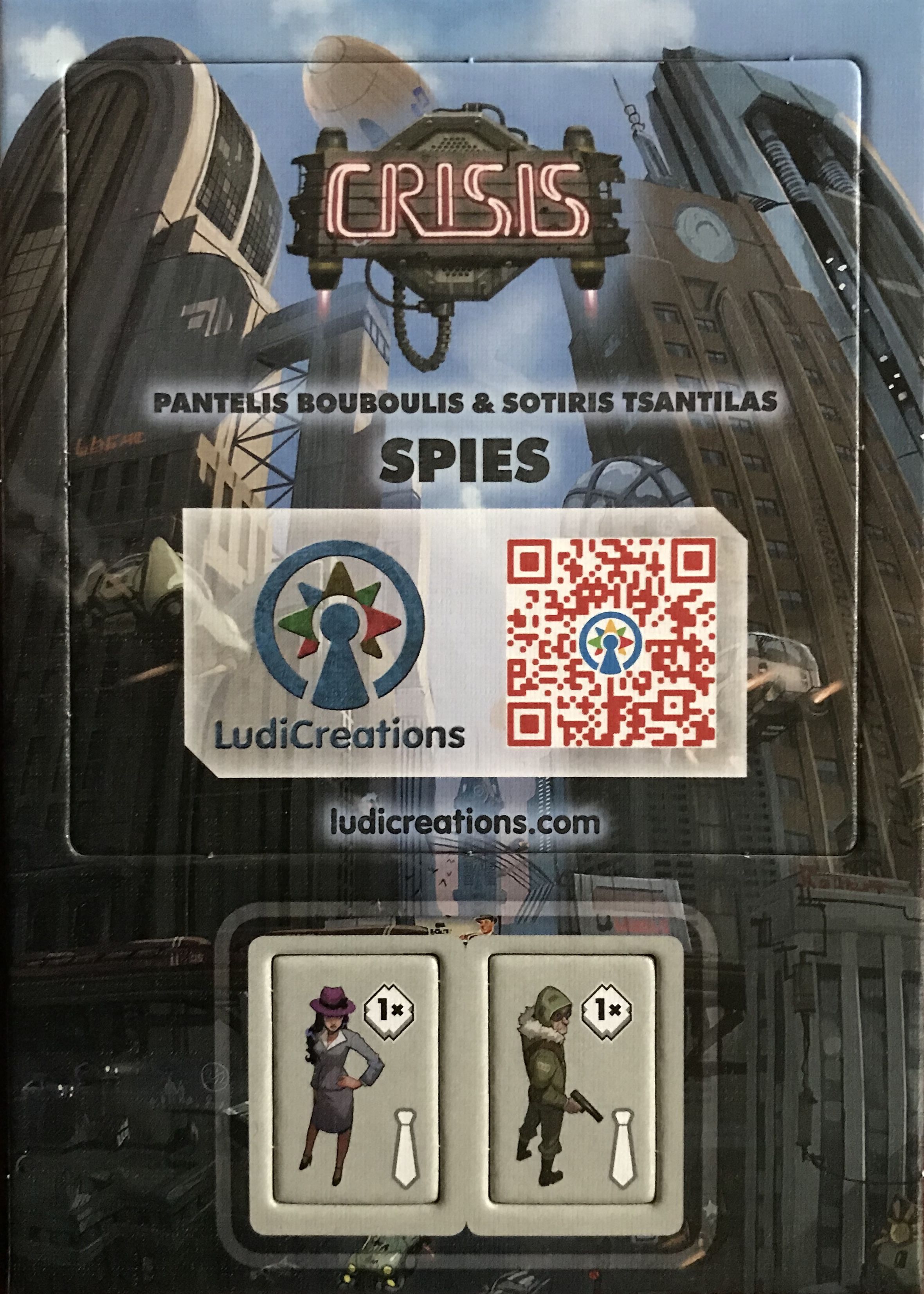 Crisis: Spies box art