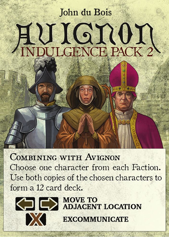 Avignon: Indulgence Pack 2 doboz