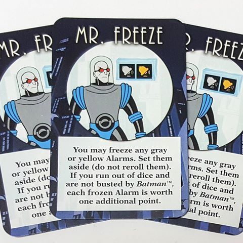 Coperta Batman: The Animated Series Dice Game – Mr. Freeze Promo Card